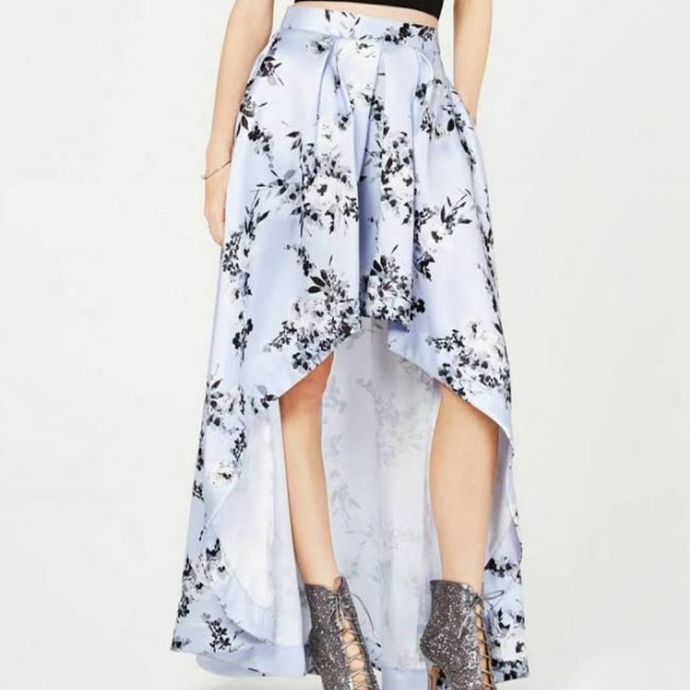 NWT Macy's Speechless Hi-Low Floral Skirt - Picture 2 of 16